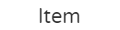 Item
